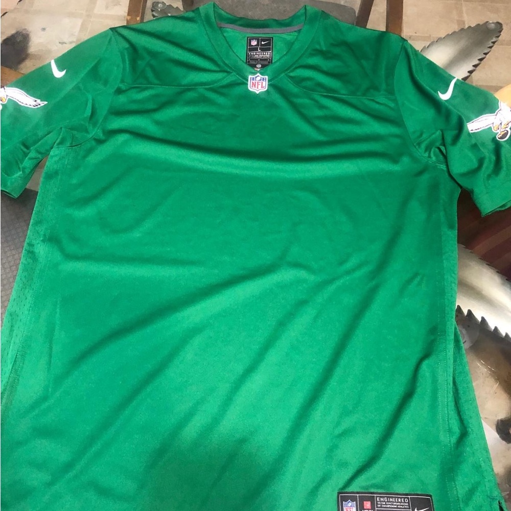 Nike Green Athletic Jersey Performance Shirt